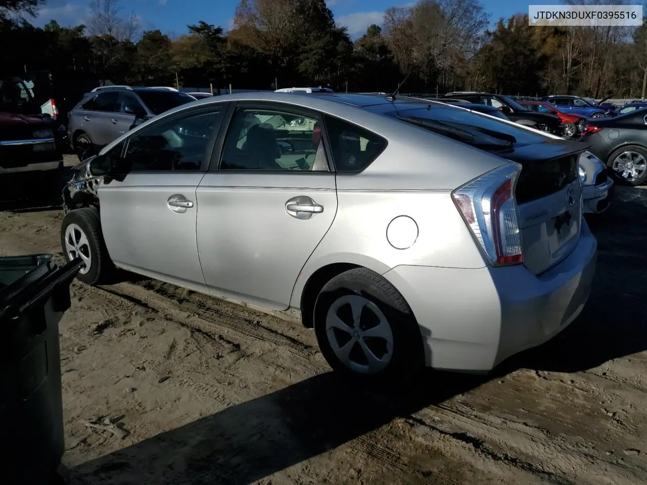 JTDKN3DUXF0395516 2015 Toyota Prius
