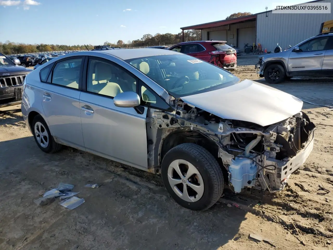 JTDKN3DUXF0395516 2015 Toyota Prius