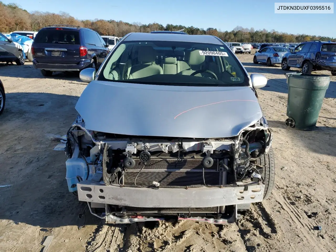 JTDKN3DUXF0395516 2015 Toyota Prius