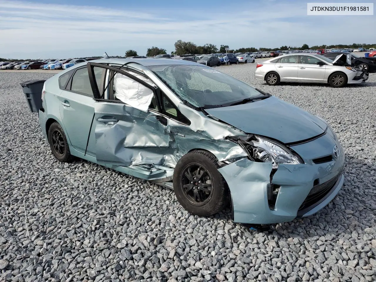 JTDKN3DU1F1981581 2015 Toyota Prius
