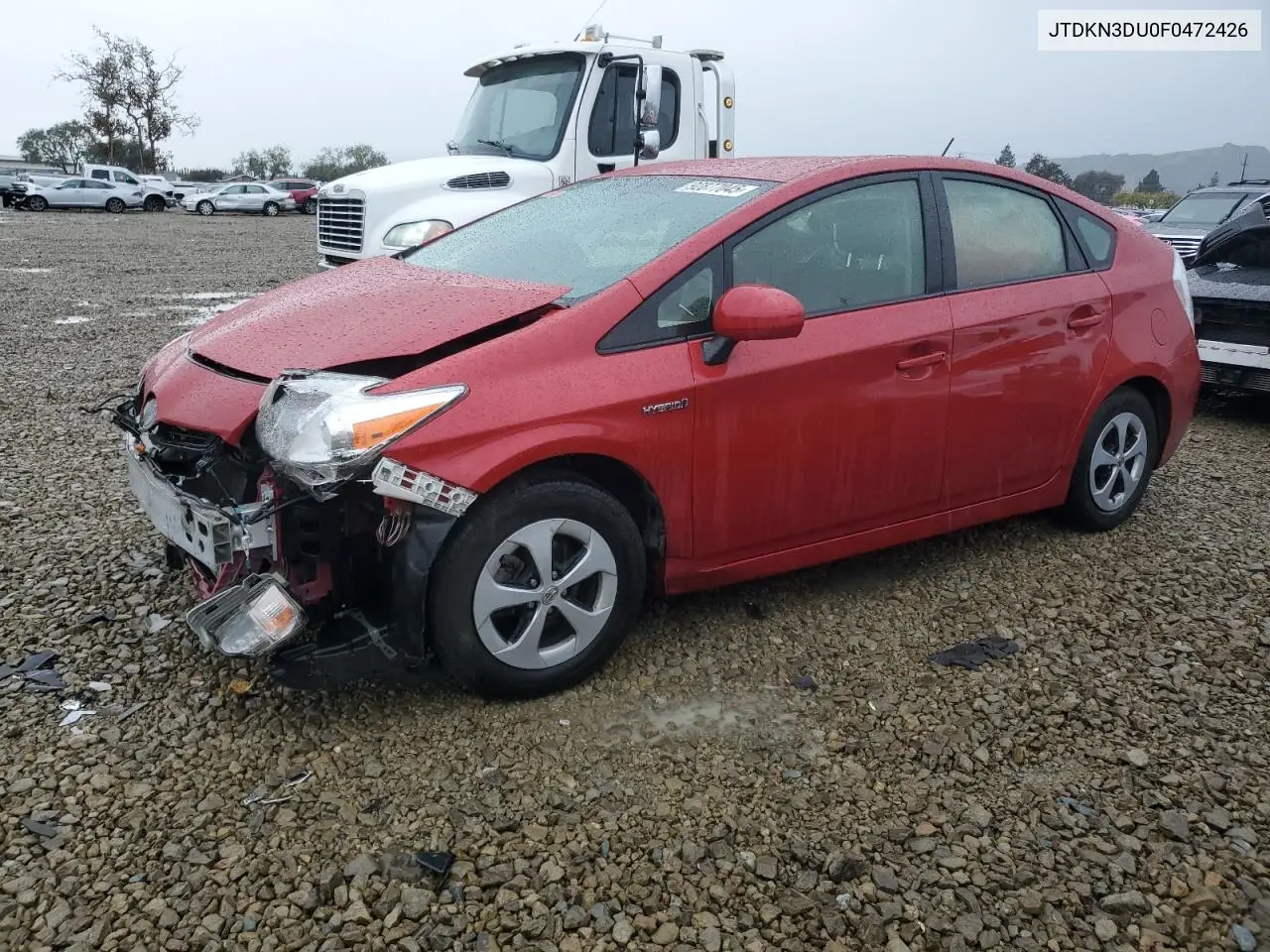 JTDKN3DU0F0472426 2015 Toyota Prius