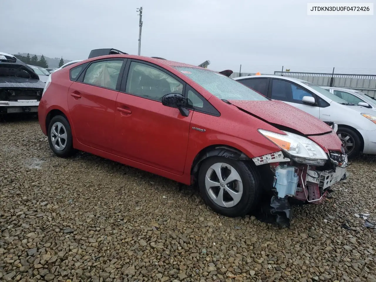 JTDKN3DU0F0472426 2015 Toyota Prius