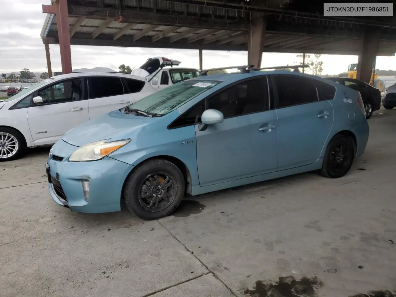 JTDKN3DU7F1986851 2015 Toyota Prius