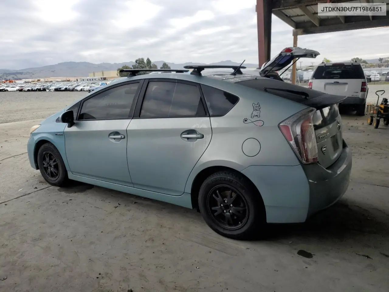 JTDKN3DU7F1986851 2015 Toyota Prius