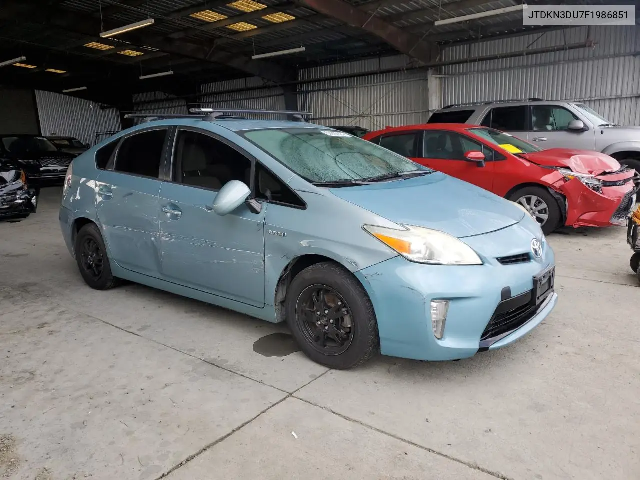 JTDKN3DU7F1986851 2015 Toyota Prius
