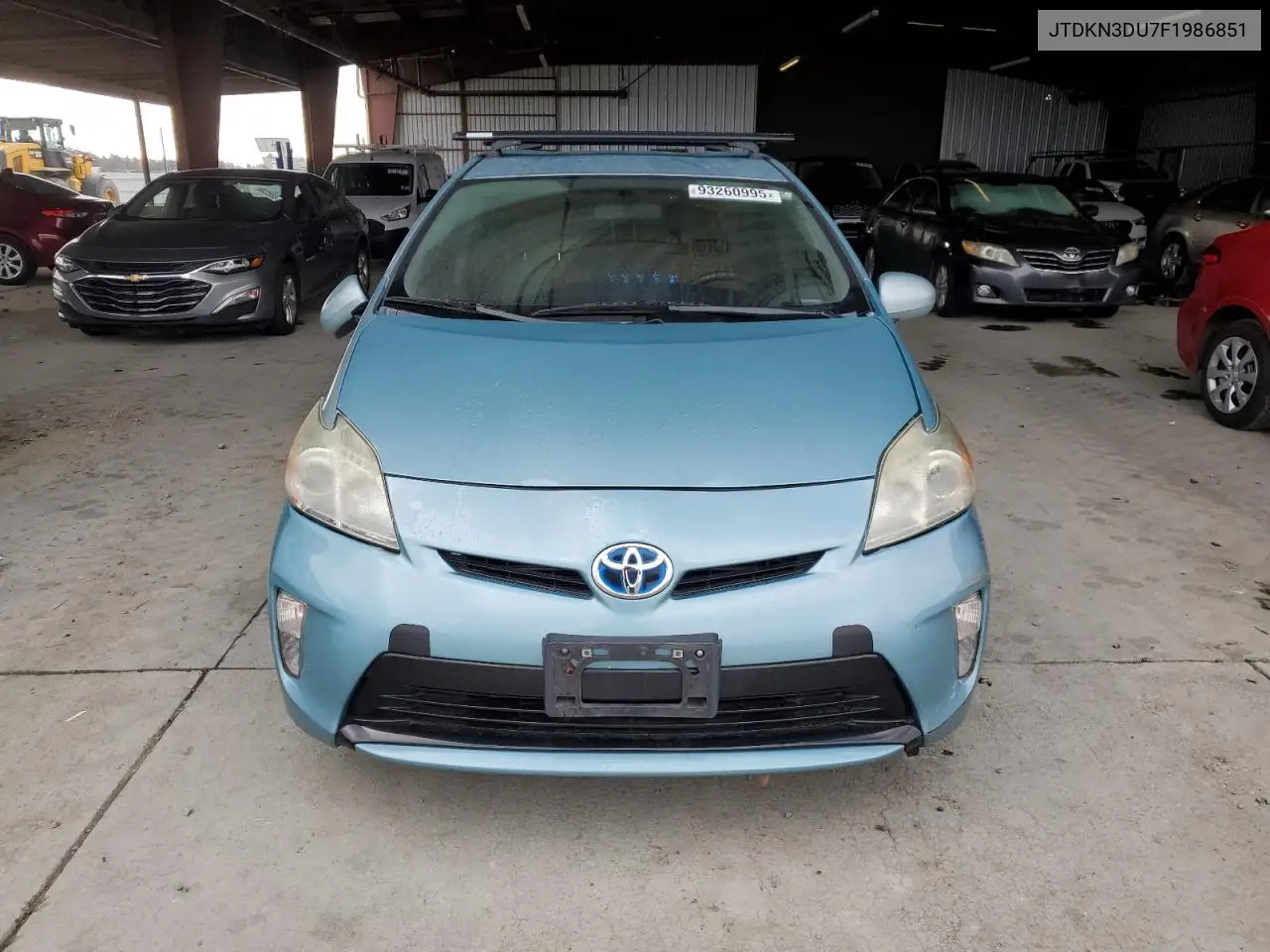 JTDKN3DU7F1986851 2015 Toyota Prius