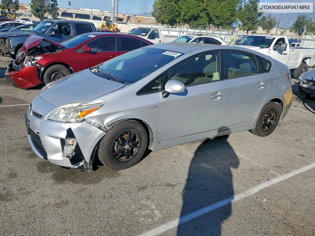 JTDKN3DU8F0474893 2015 Toyota Prius