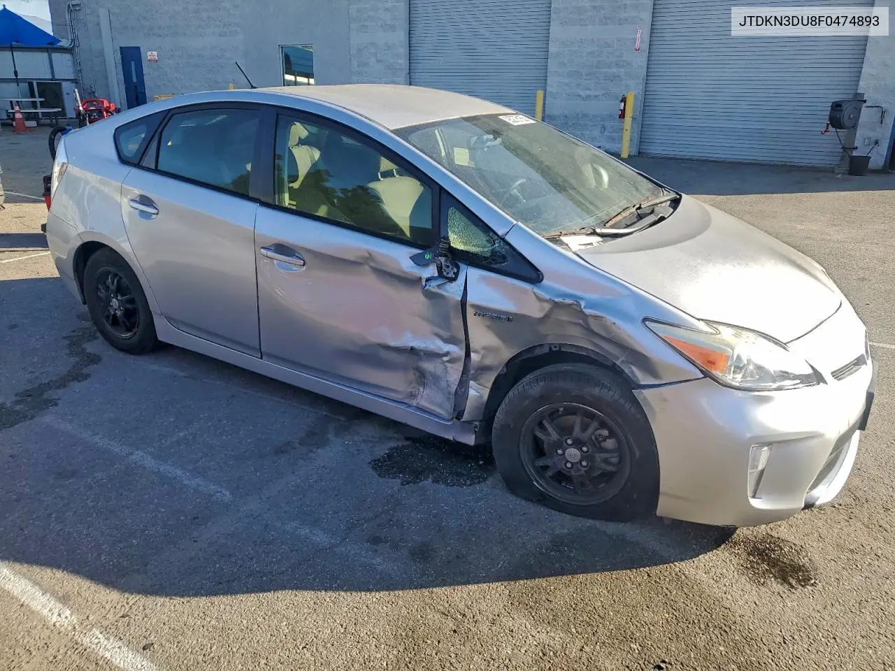 JTDKN3DU8F0474893 2015 Toyota Prius