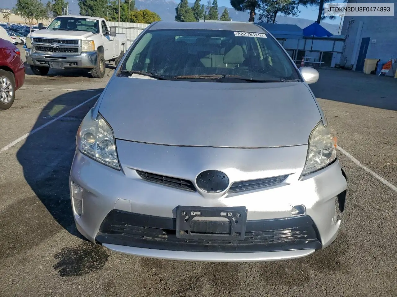 JTDKN3DU8F0474893 2015 Toyota Prius