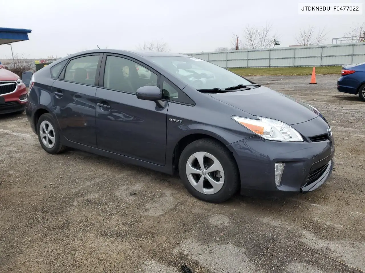JTDKN3DU1F0477022 2015 Toyota Prius