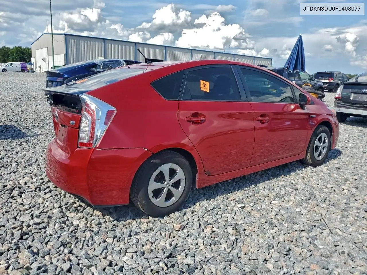 JTDKN3DU0F0408077 2015 Toyota Prius