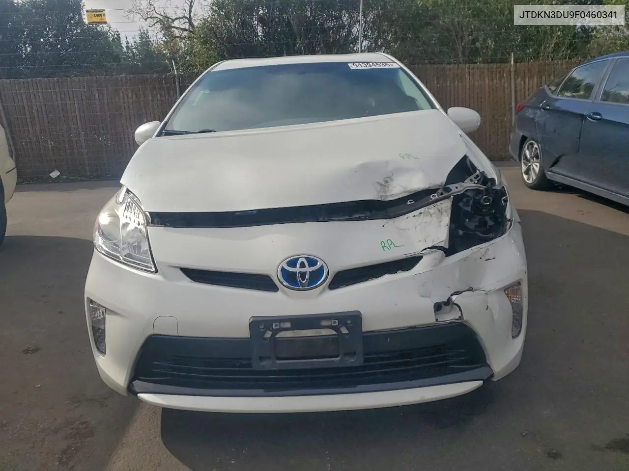 JTDKN3DU9F0460341 2015 Toyota Prius