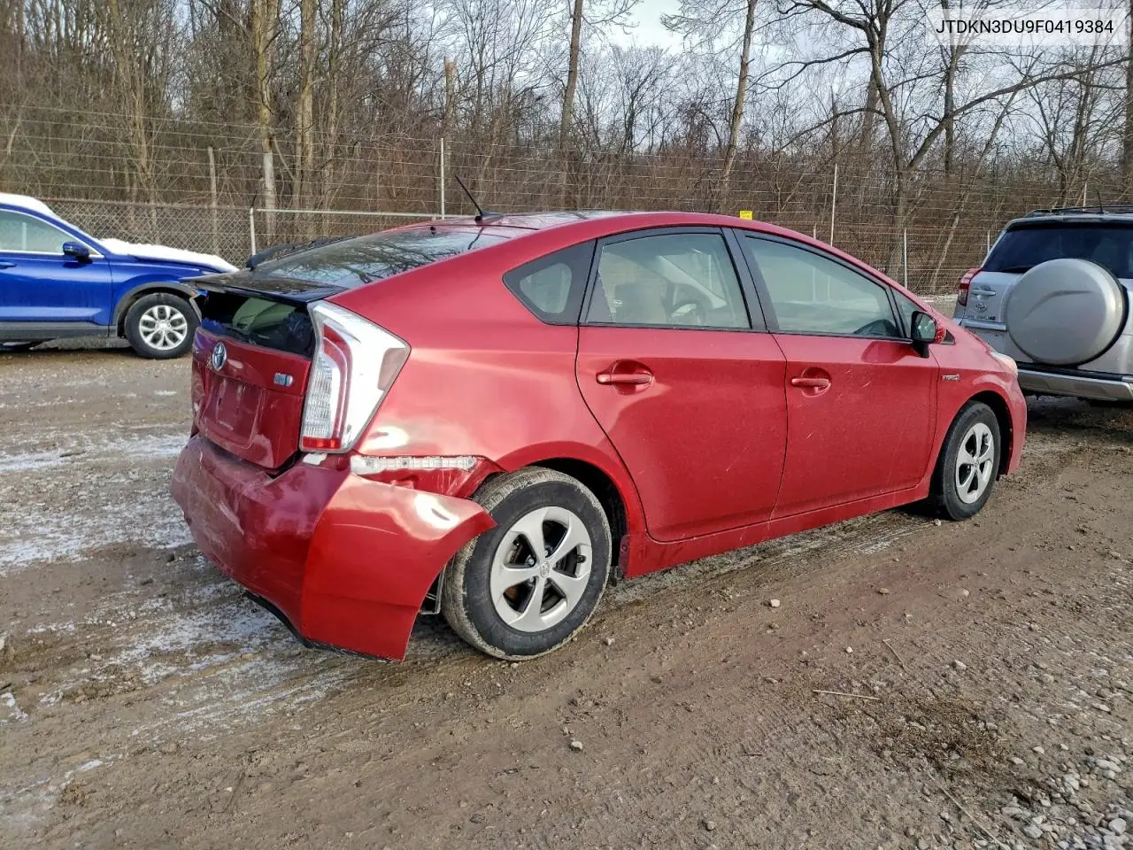 JTDKN3DU9F0419384 2015 Toyota Prius