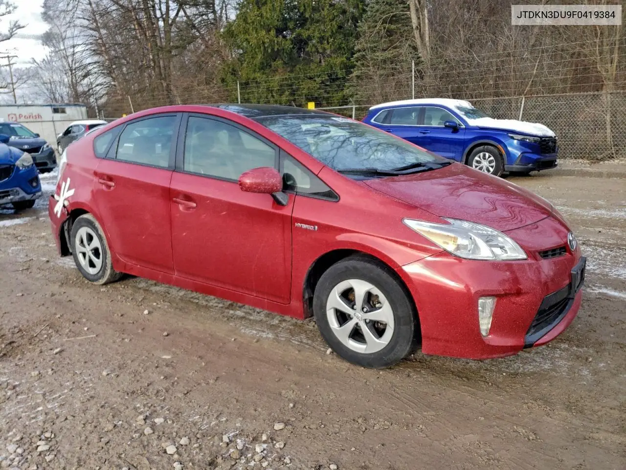 JTDKN3DU9F0419384 2015 Toyota Prius