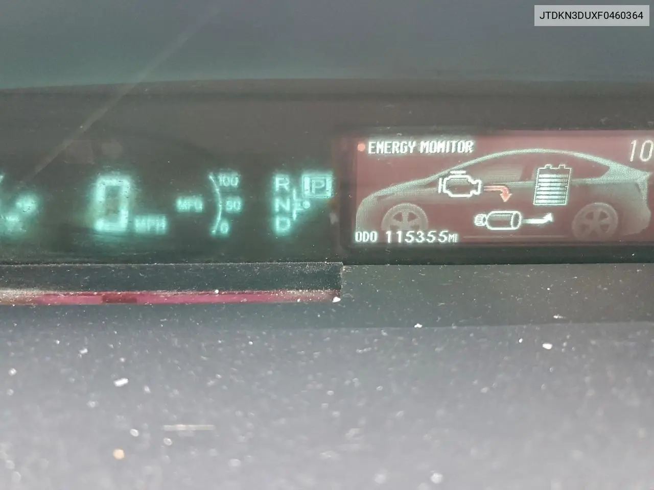 JTDKN3DUXF0460364 2015 Toyota Prius