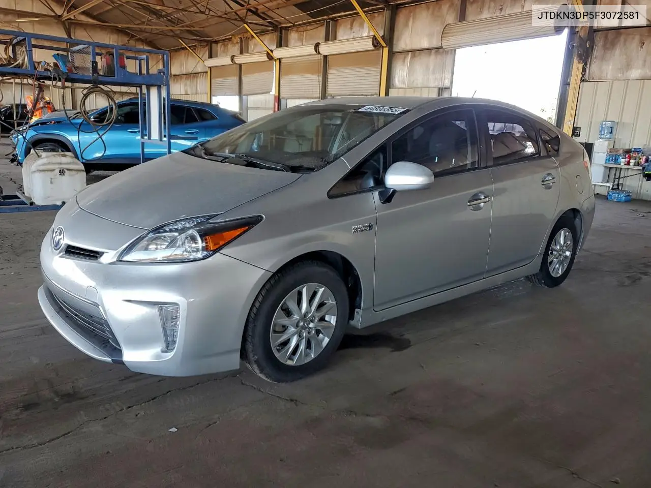 JTDKN3DP5F3072581 2015 Toyota Prius Plug-In