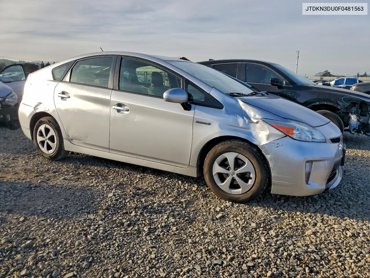 JTDKN3DU0F0481563 2015 Toyota Prius