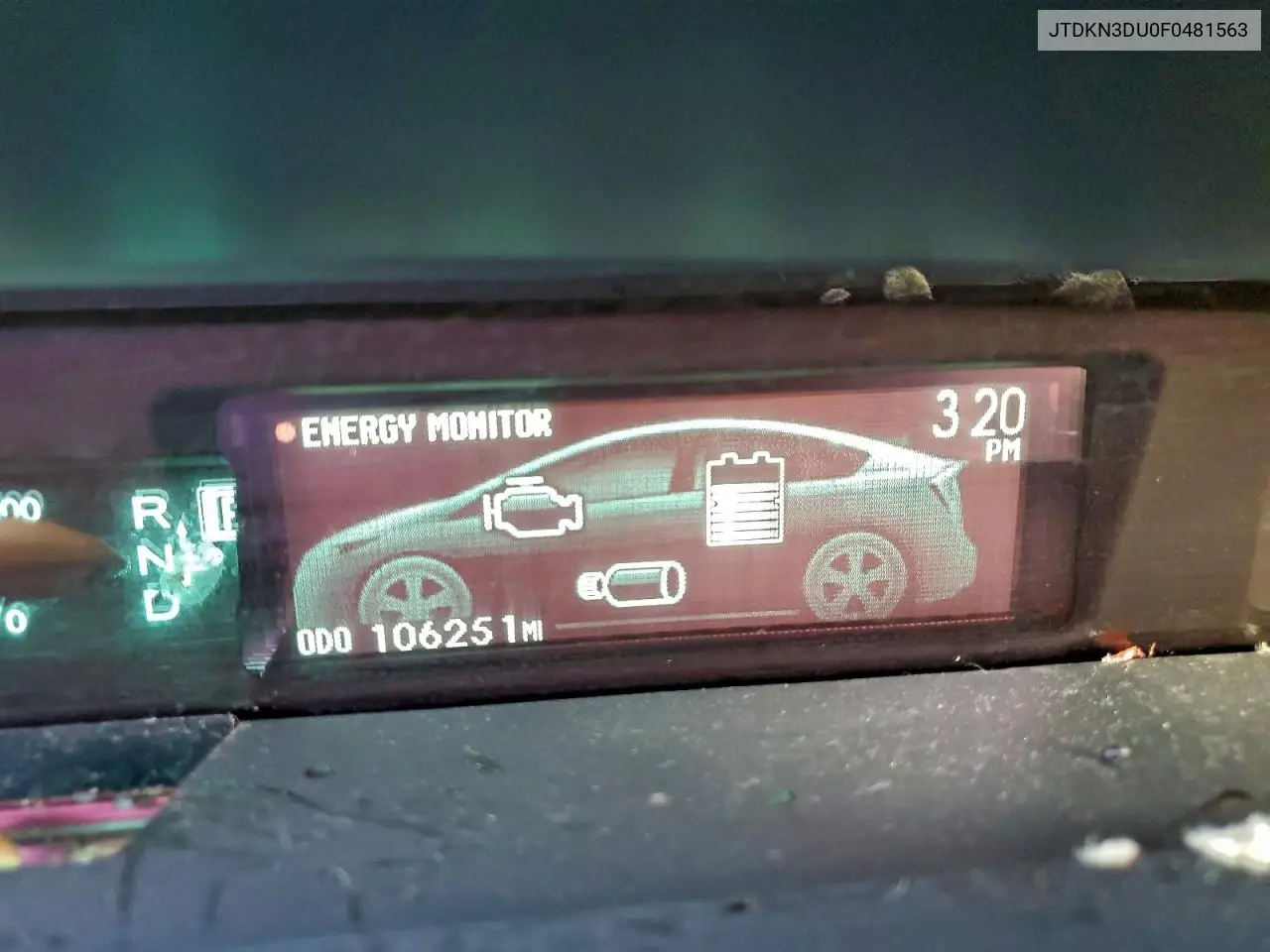 JTDKN3DU0F0481563 2015 Toyota Prius