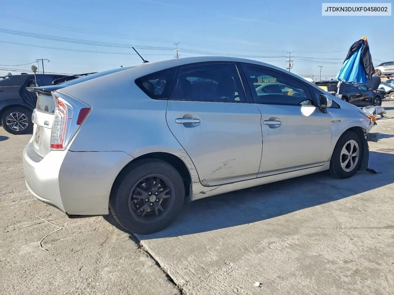 JTDKN3DUXF0458002 2015 Toyota Prius