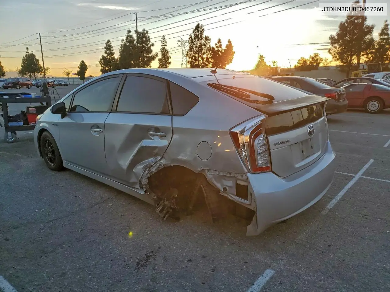 JTDKN3DU0F0467260 2015 Toyota Prius