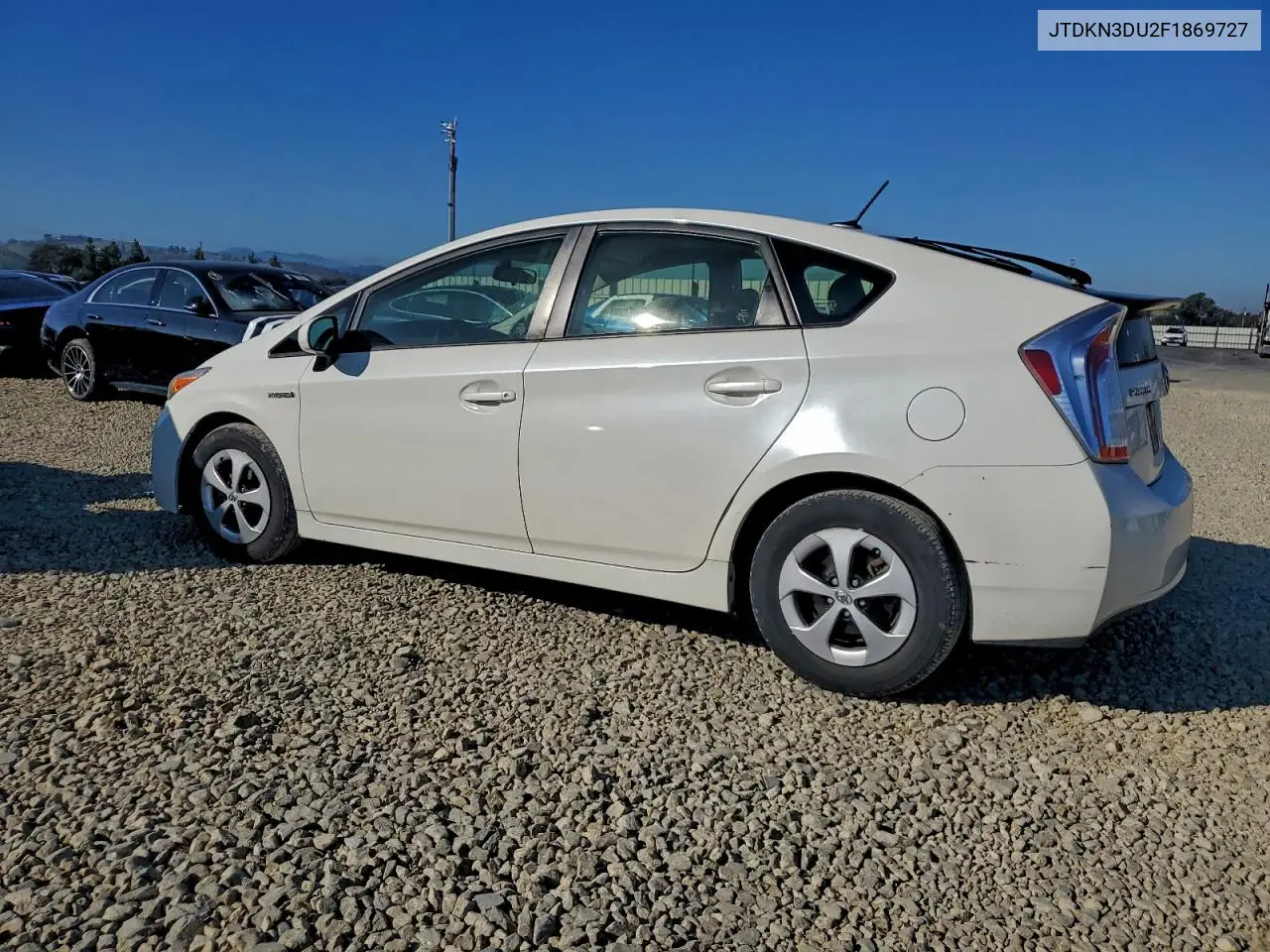 JTDKN3DU2F1869727 2015 Toyota Prius