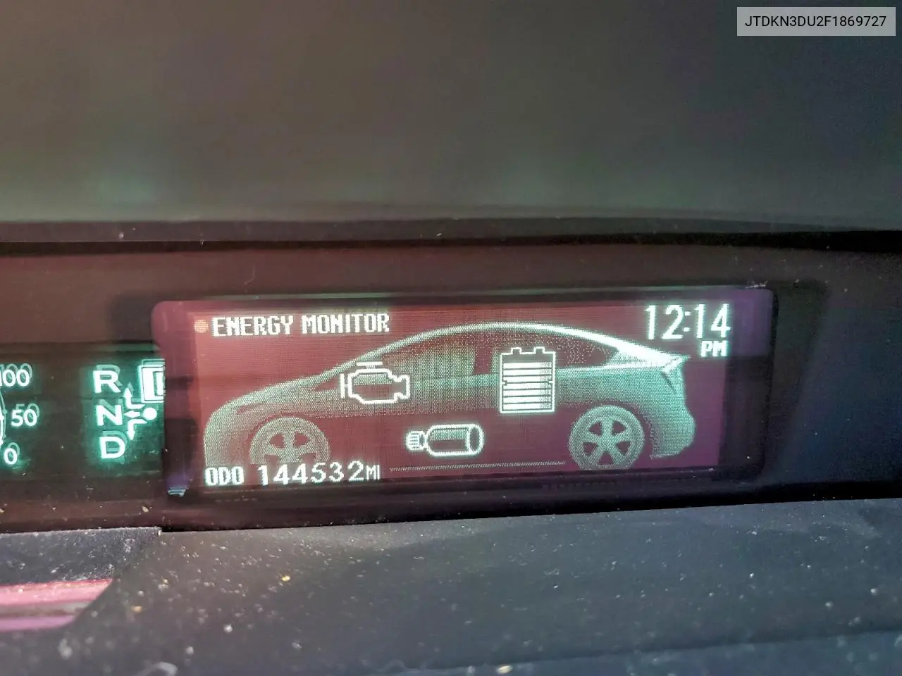 JTDKN3DU2F1869727 2015 Toyota Prius