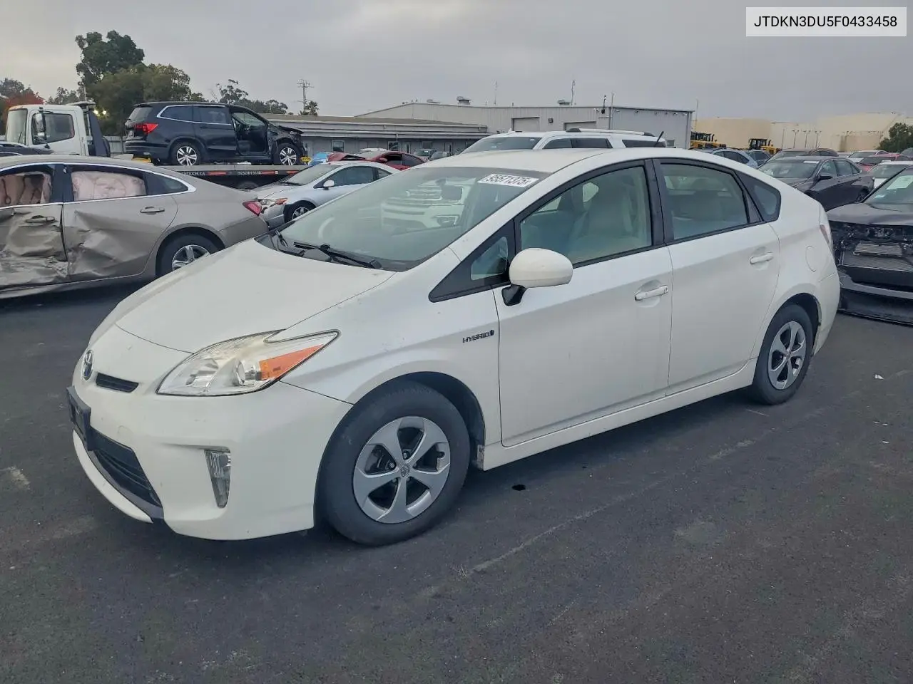 JTDKN3DU5F0433458 2015 Toyota Prius