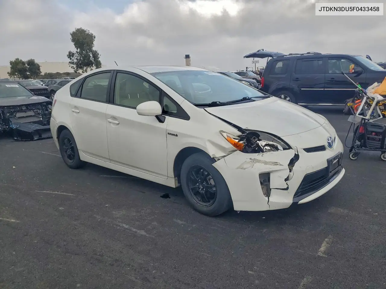 JTDKN3DU5F0433458 2015 Toyota Prius