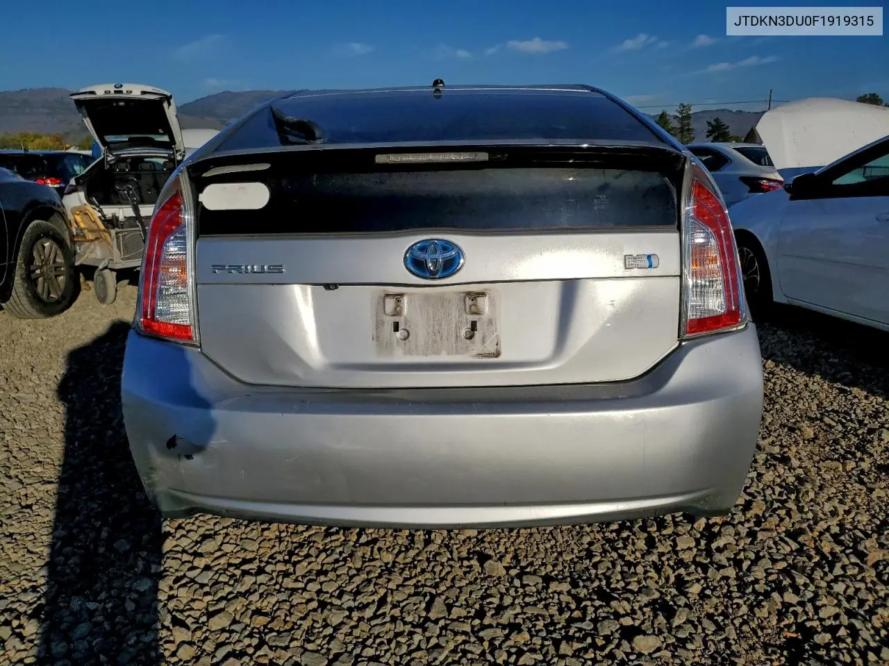 JTDKN3DU0F1919315 2015 Toyota Prius