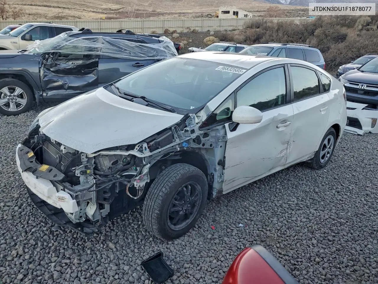 JTDKN3DU1F1878077 2015 Toyota Prius