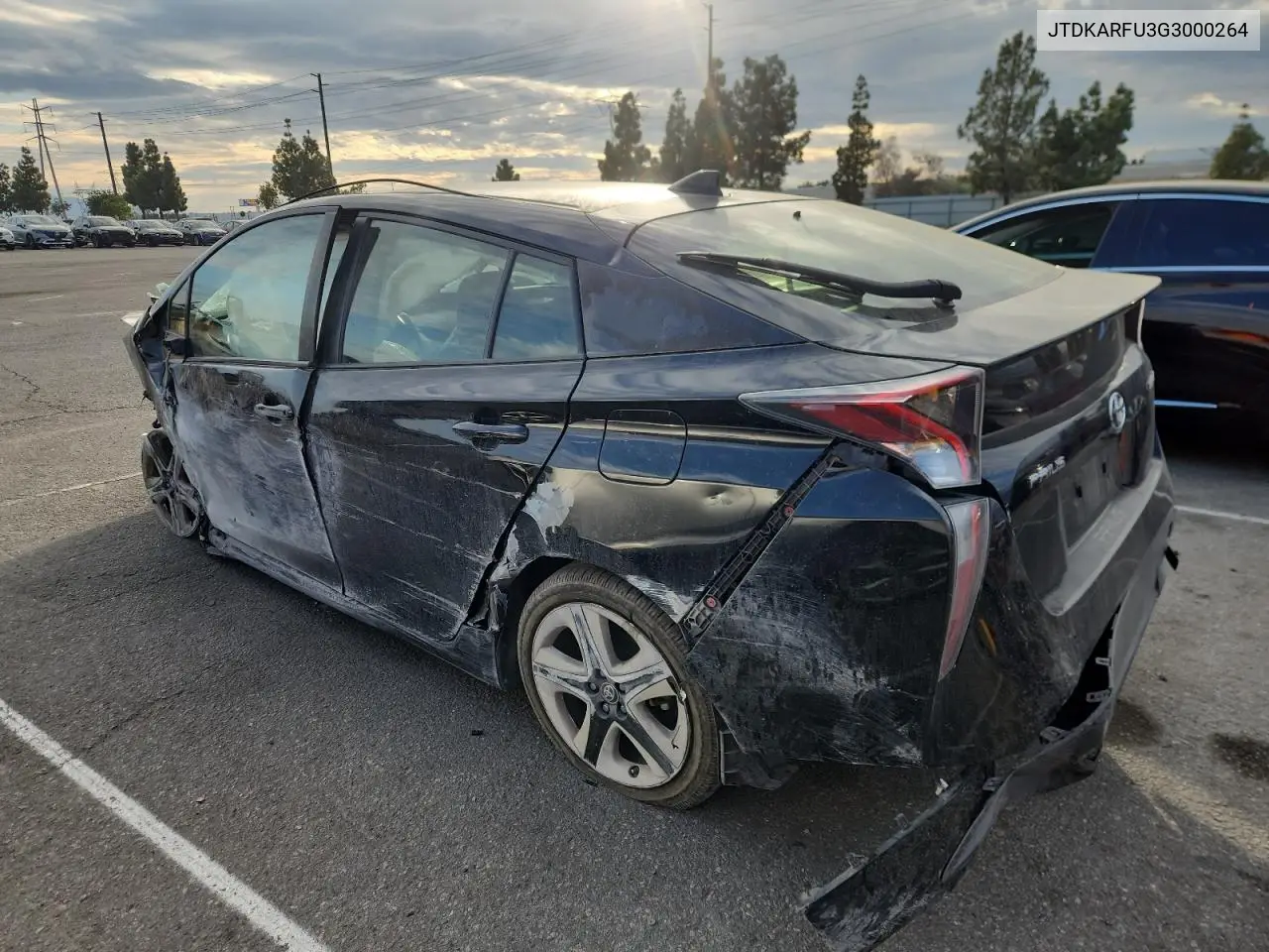 JTDKARFU3G3000264 2016 Toyota Prius