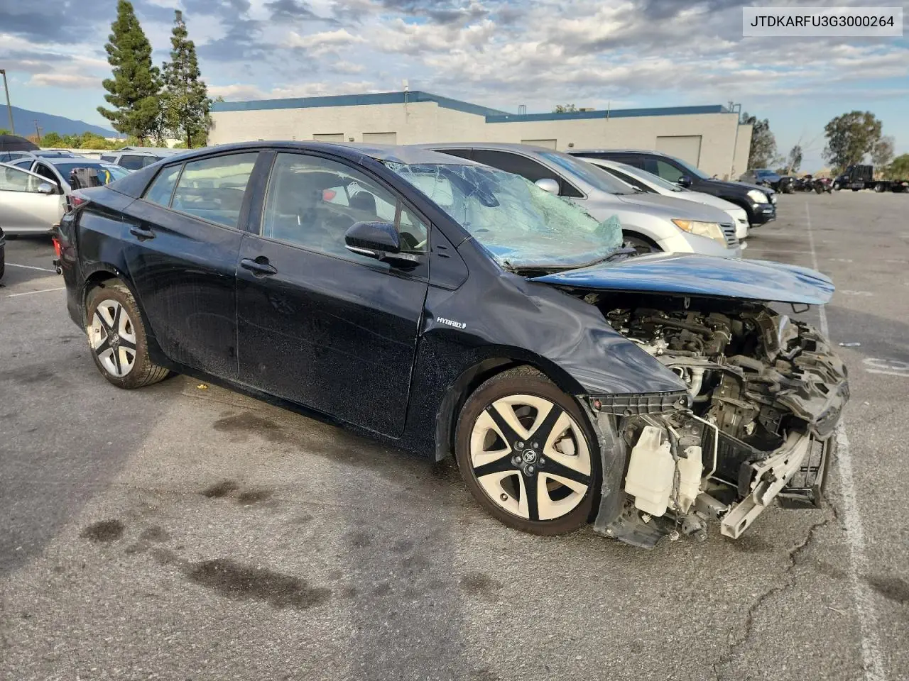 JTDKARFU3G3000264 2016 Toyota Prius