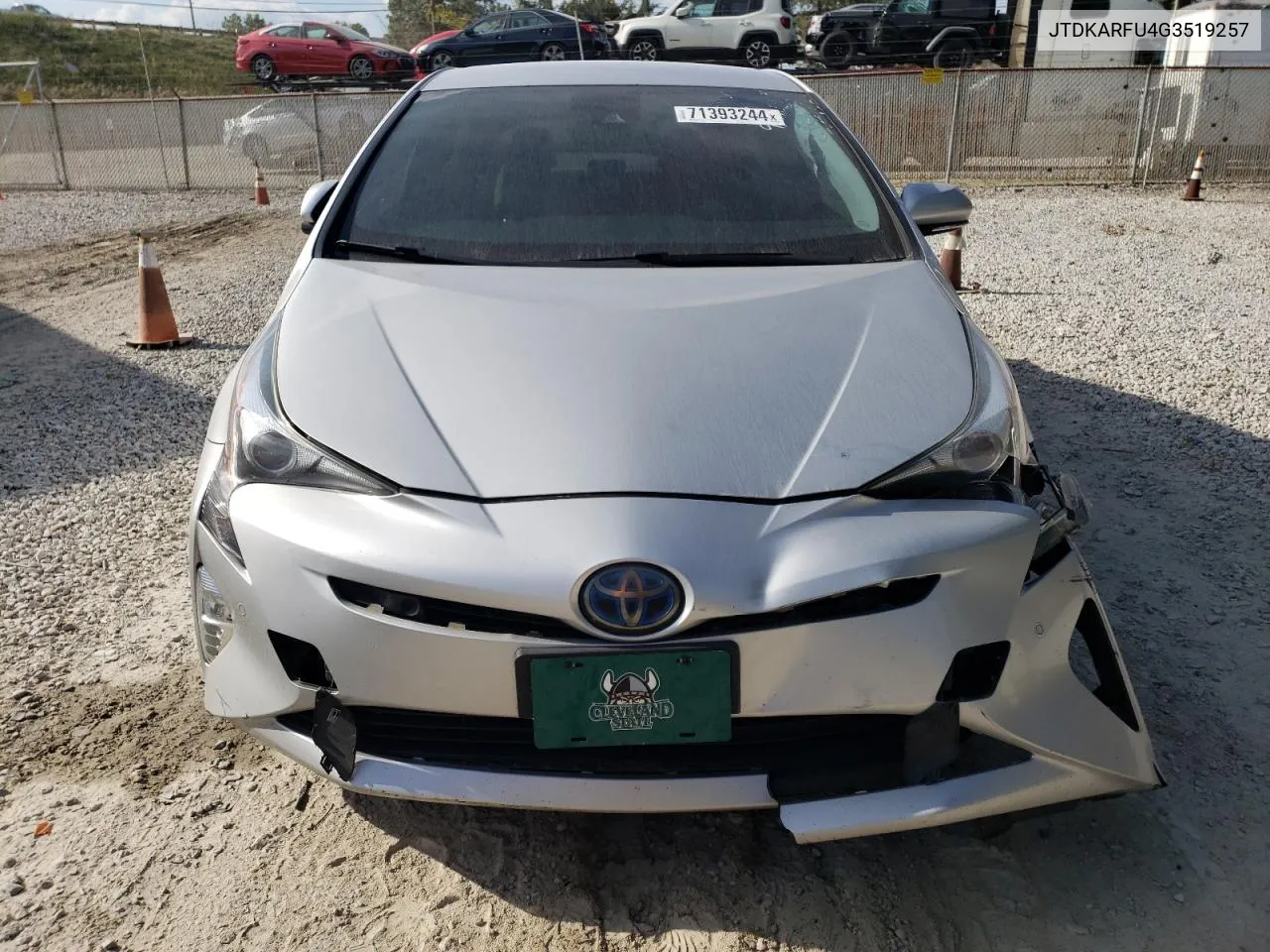 JTDKARFU4G3519257 2016 Toyota Prius