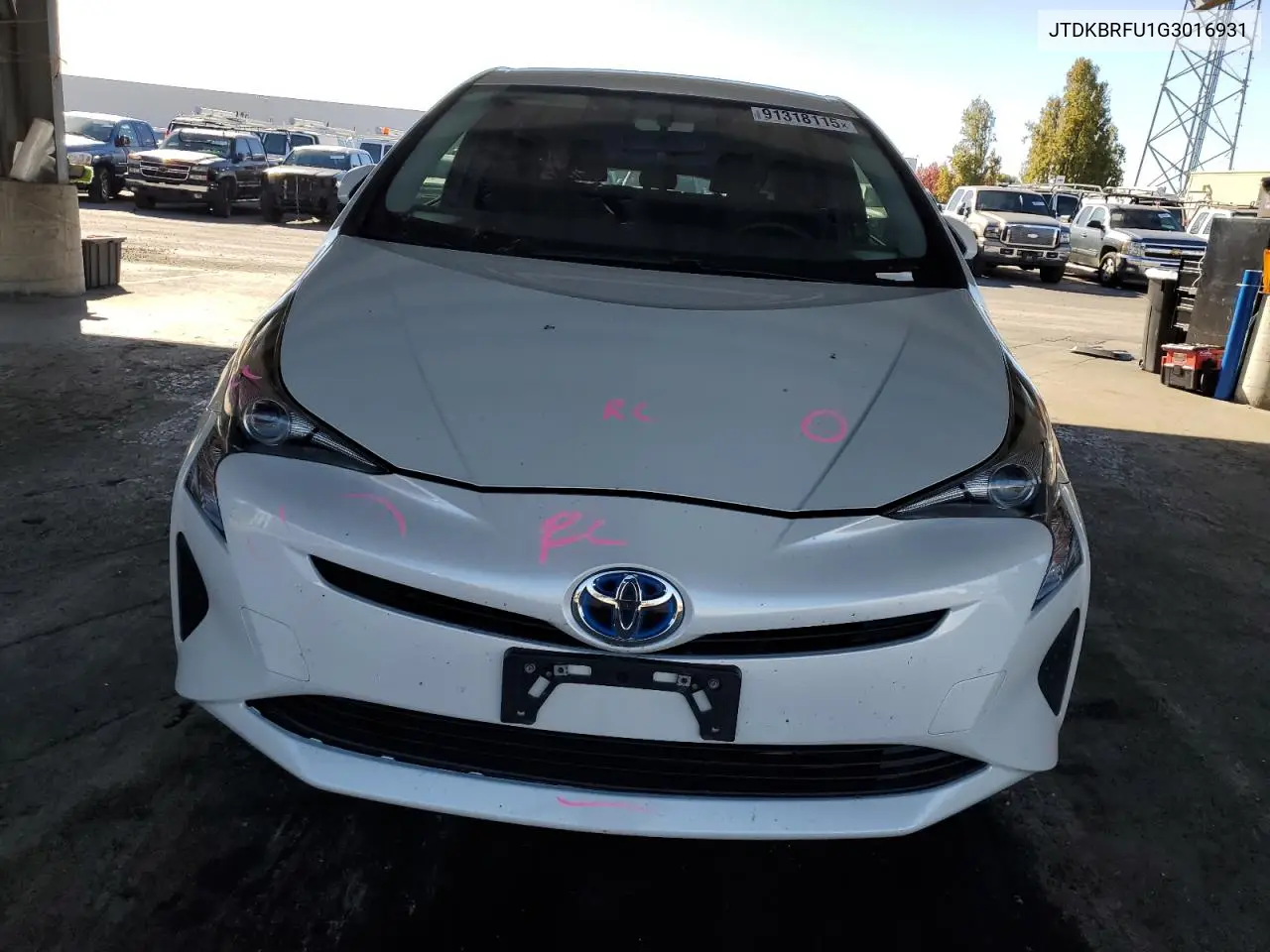 JTDKBRFU1G3016931 2016 Toyota Prius