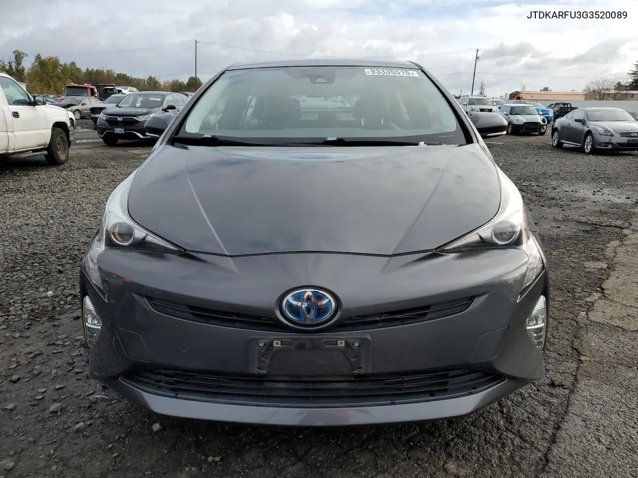 JTDKARFU3G3520089 2016 Toyota Prius