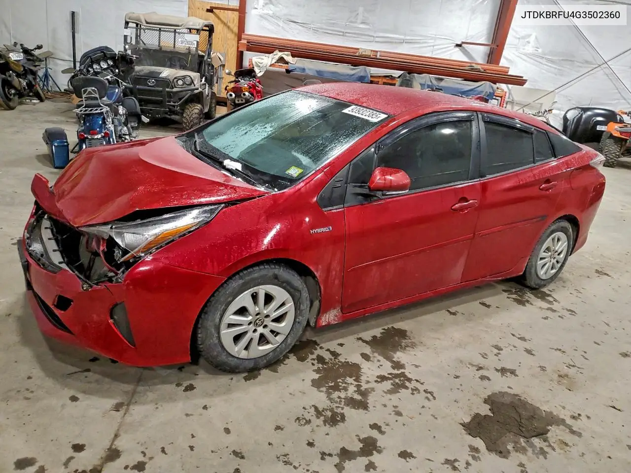 JTDKBRFU4G3502360 2016 Toyota Prius