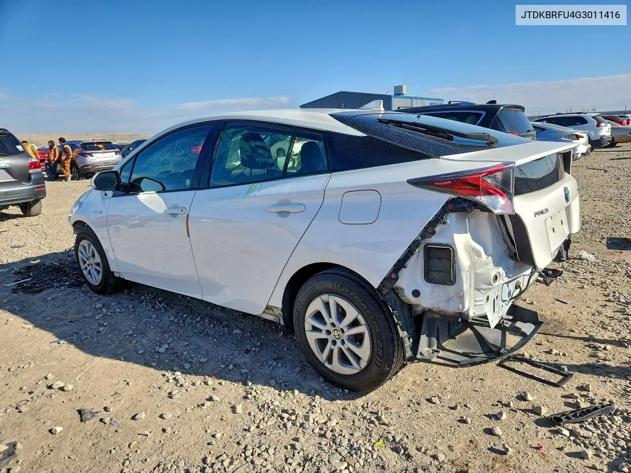 JTDKBRFU4G3011416 2016 Toyota Prius