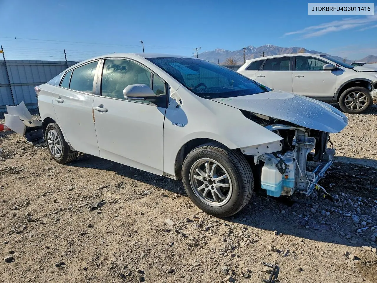 JTDKBRFU4G3011416 2016 Toyota Prius