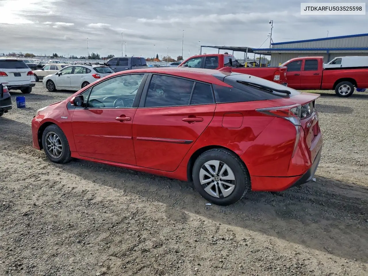 JTDKARFU5G3525598 2016 Toyota Prius