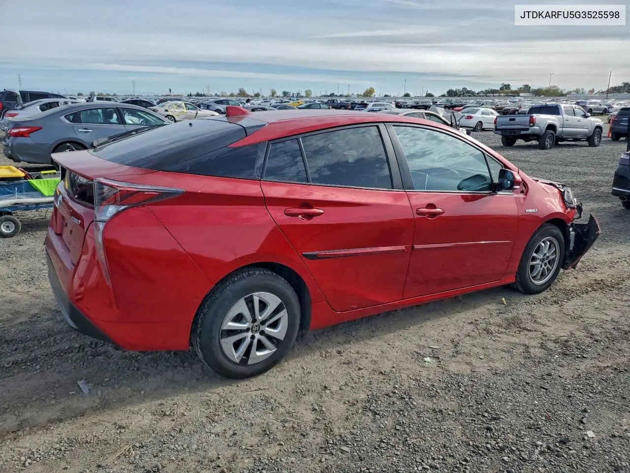 JTDKARFU5G3525598 2016 Toyota Prius