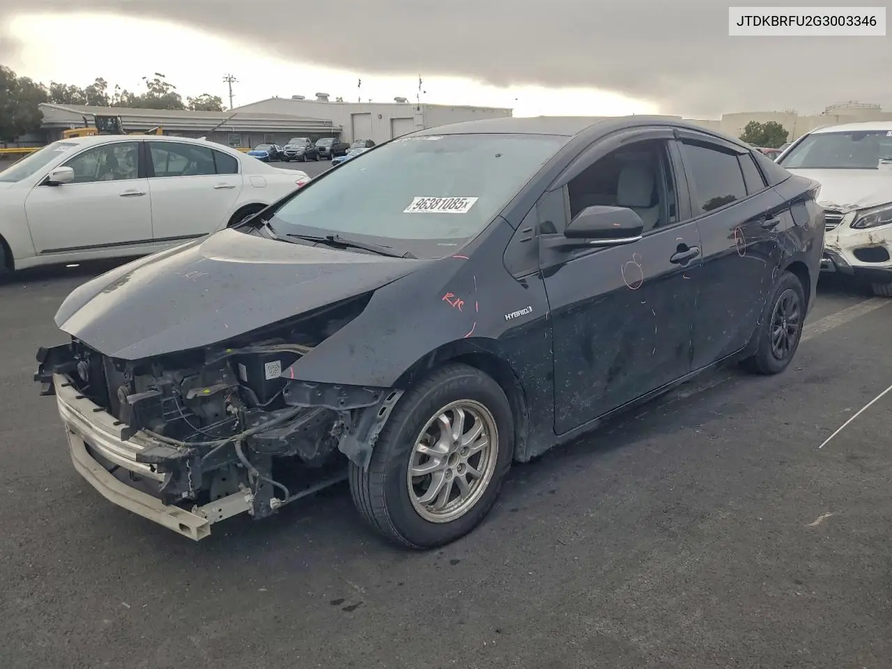 JTDKBRFU2G3003346 2016 Toyota Prius