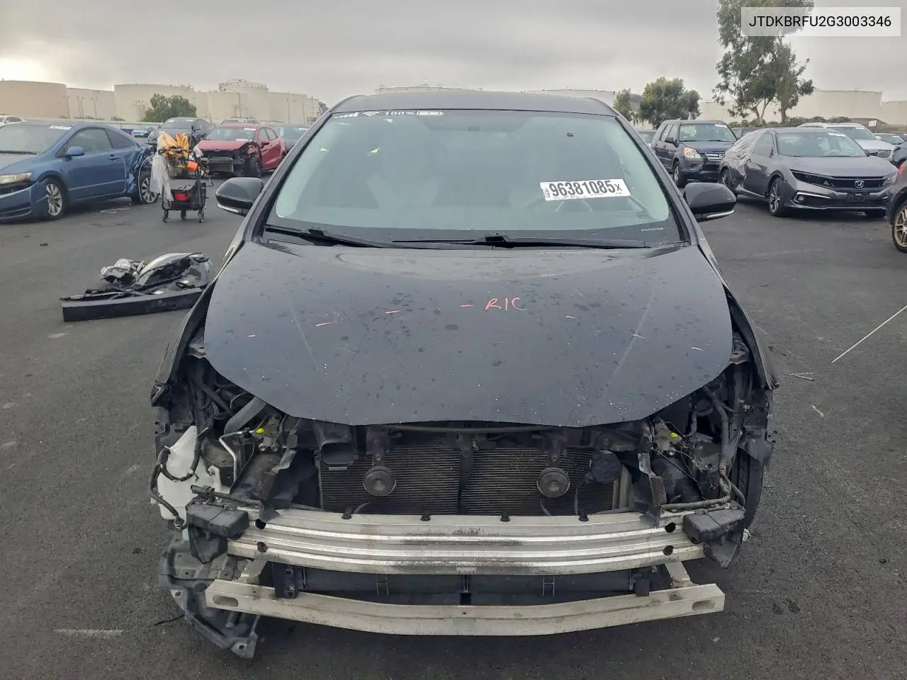 JTDKBRFU2G3003346 2016 Toyota Prius