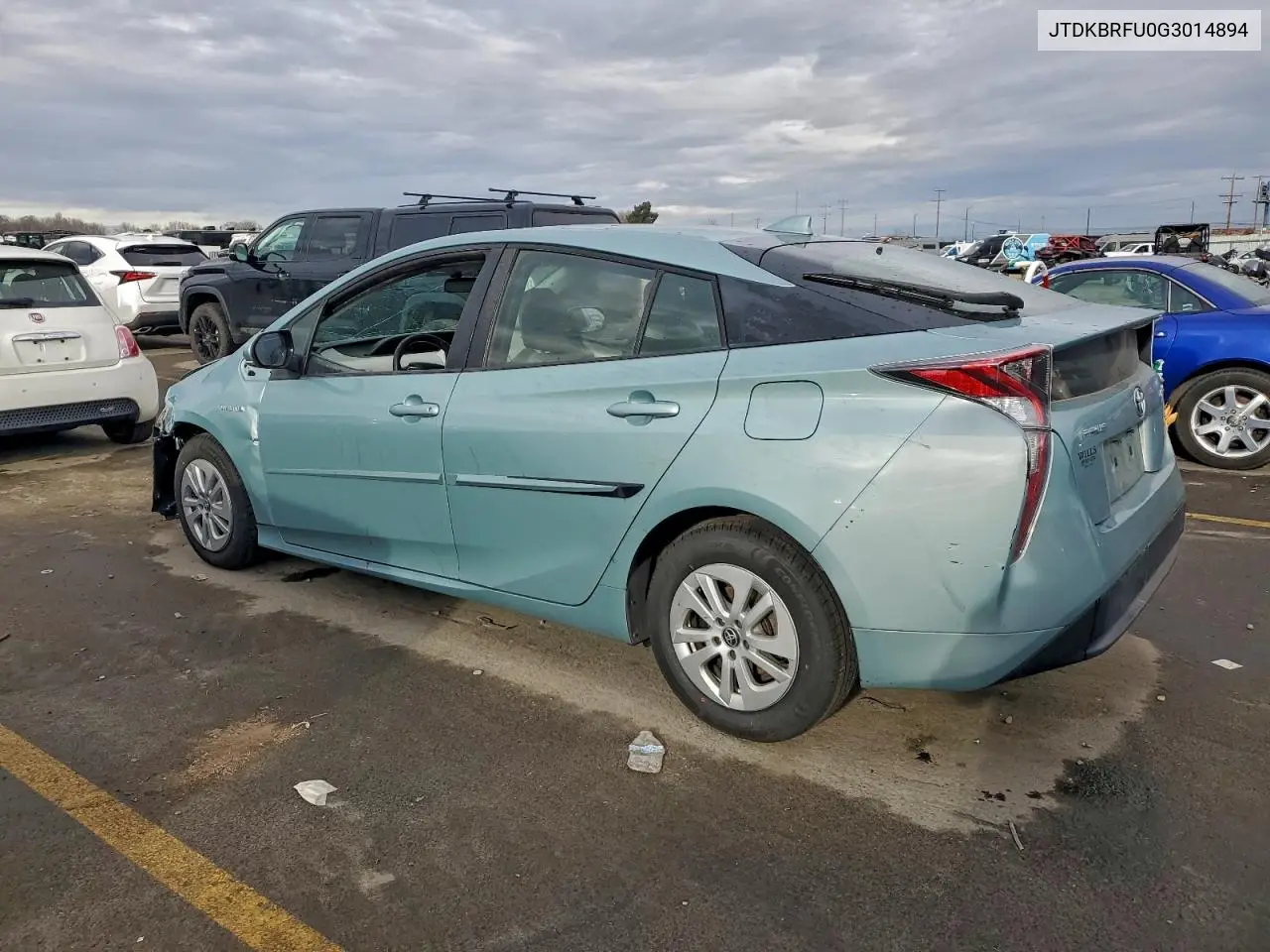 JTDKBRFU0G3014894 2016 Toyota Prius