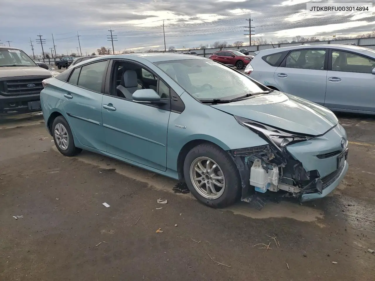 JTDKBRFU0G3014894 2016 Toyota Prius