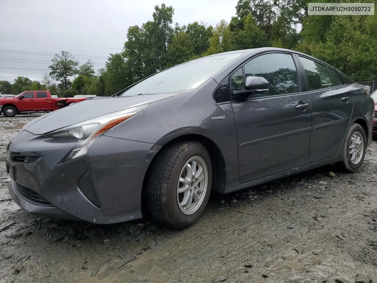 2017 Toyota Prius VIN: JTDKARFU2H3050722 Lot: 72261884