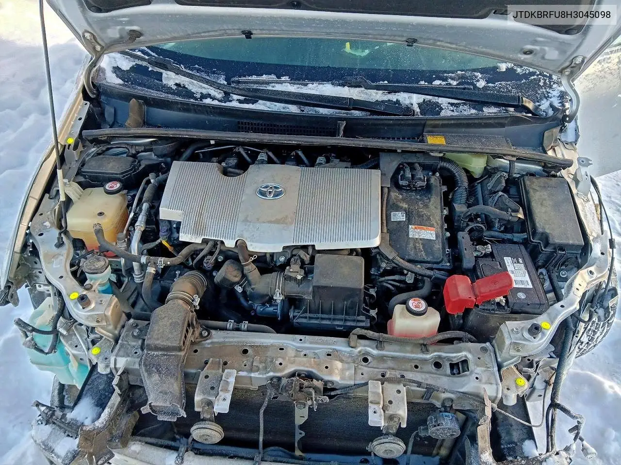JTDKBRFU8H3045098 2017 Toyota Prius Two