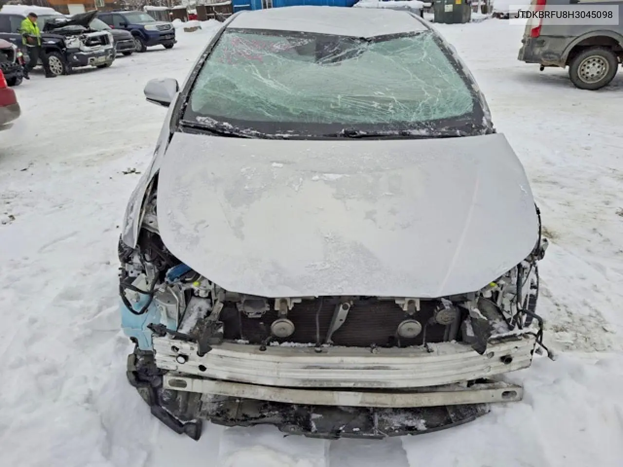 JTDKBRFU8H3045098 2017 Toyota Prius Two