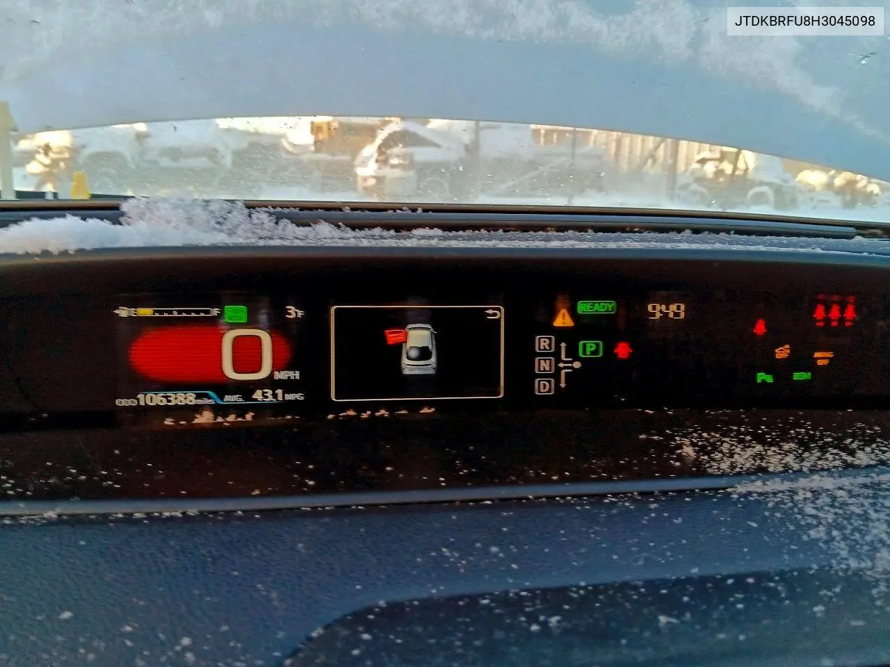 JTDKBRFU8H3045098 2017 Toyota Prius Two