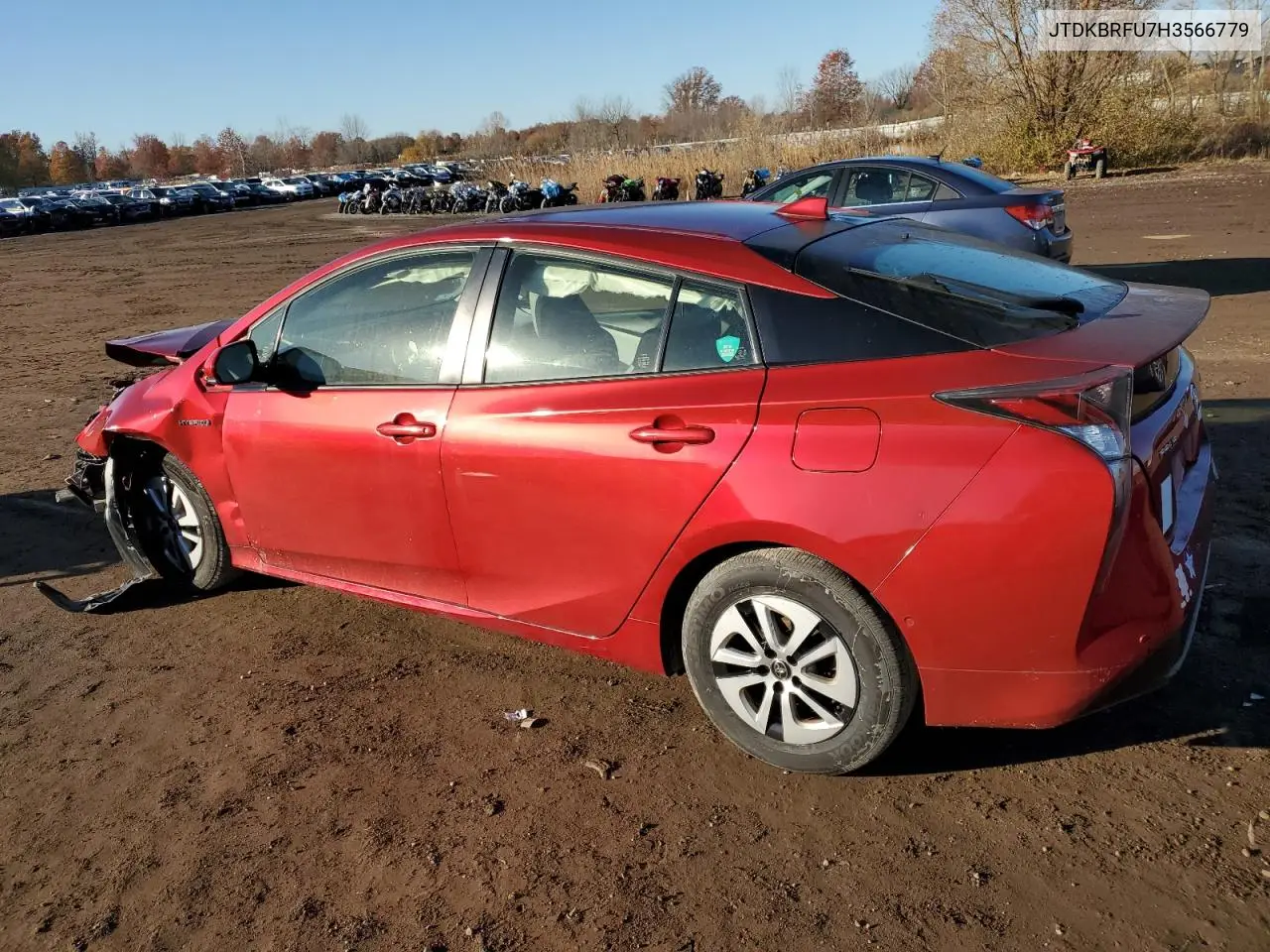 JTDKBRFU7H3566779 2017 Toyota Prius