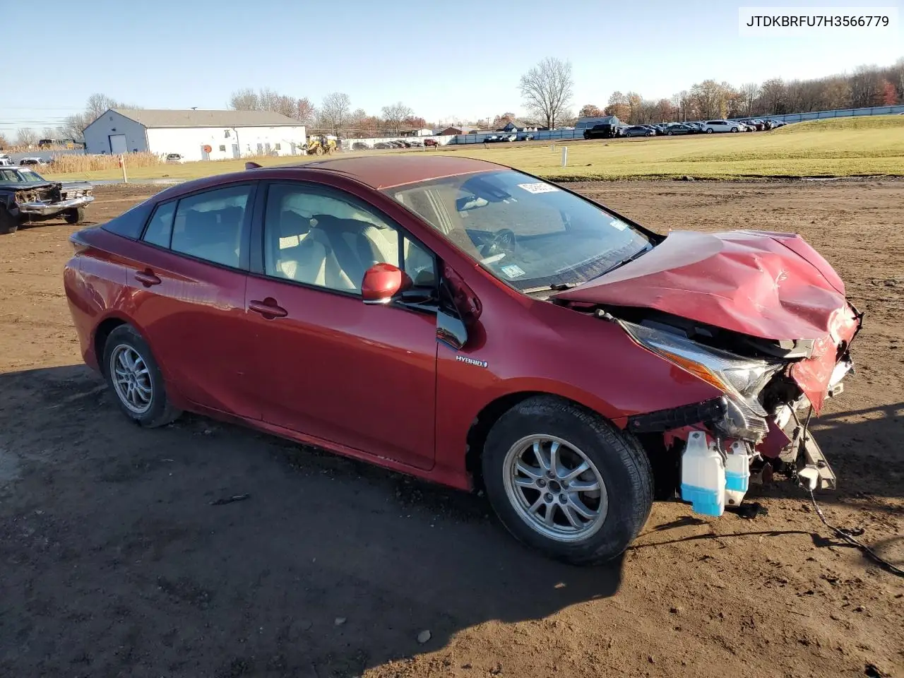 JTDKBRFU7H3566779 2017 Toyota Prius